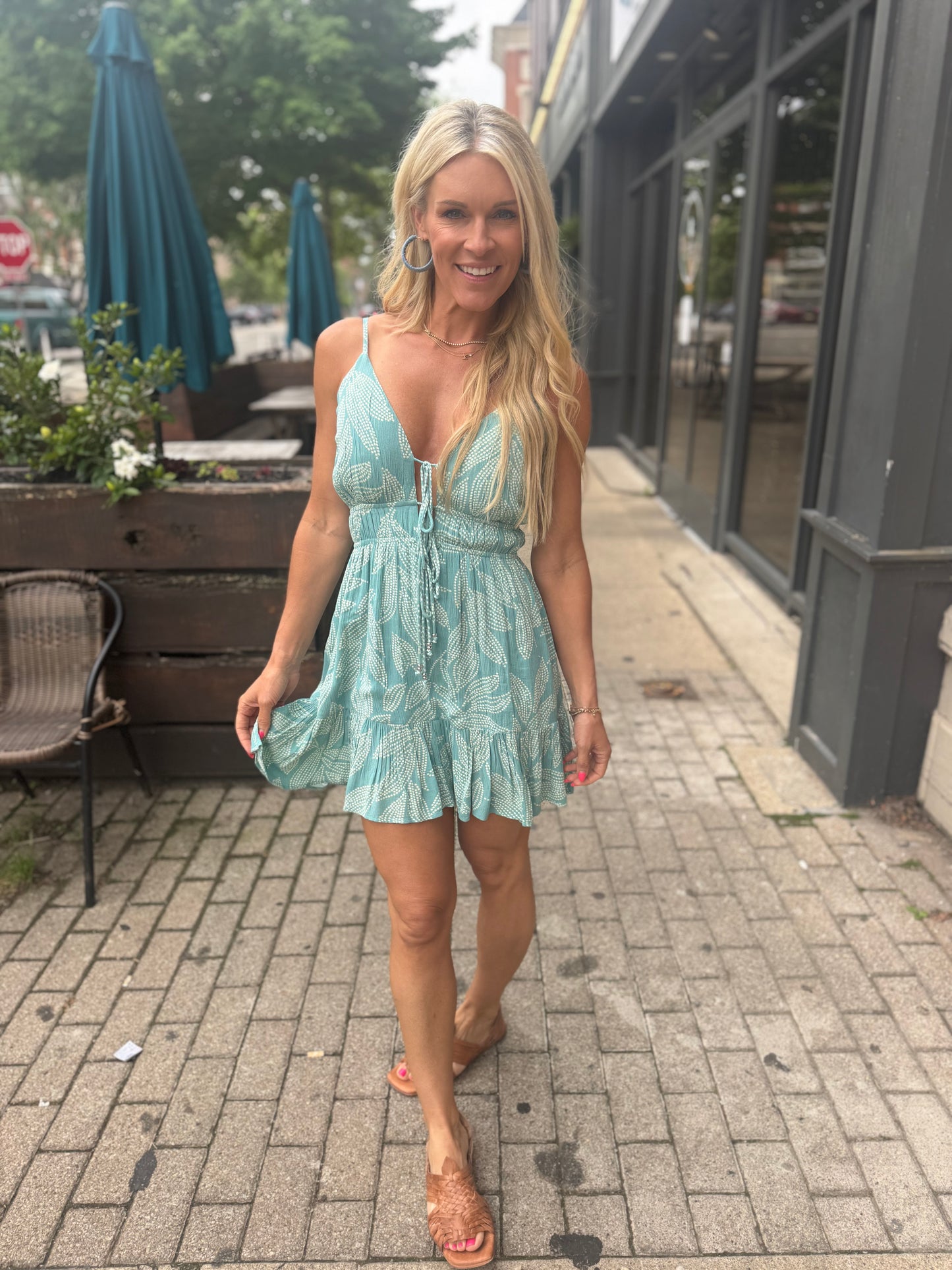 Teal Cartagena Dress