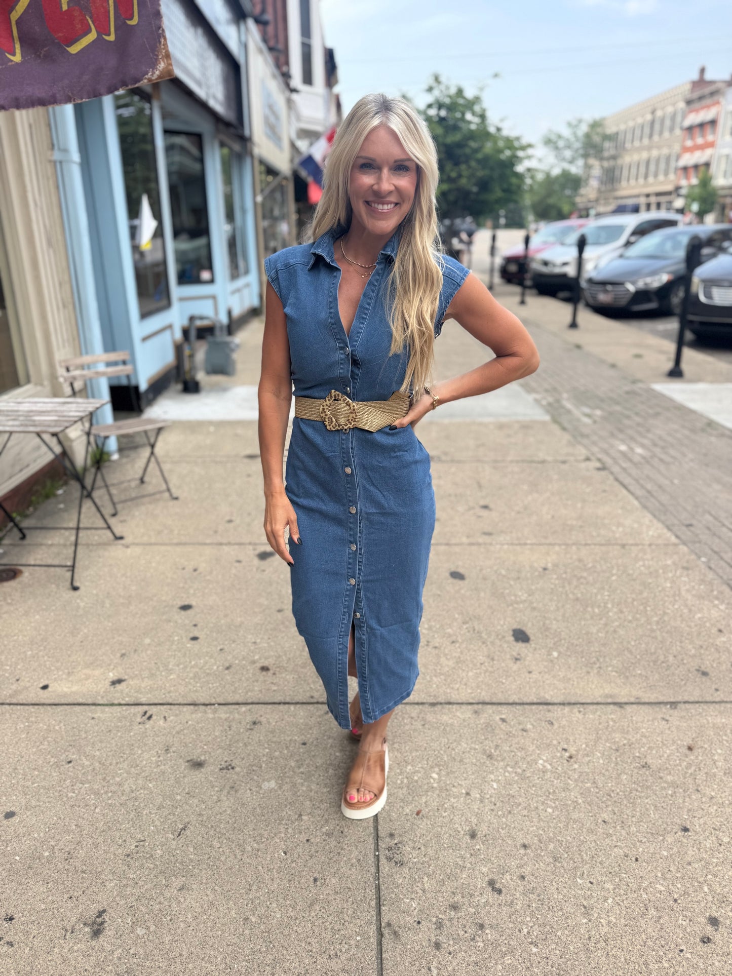 Piper's Classic Denim Maxi