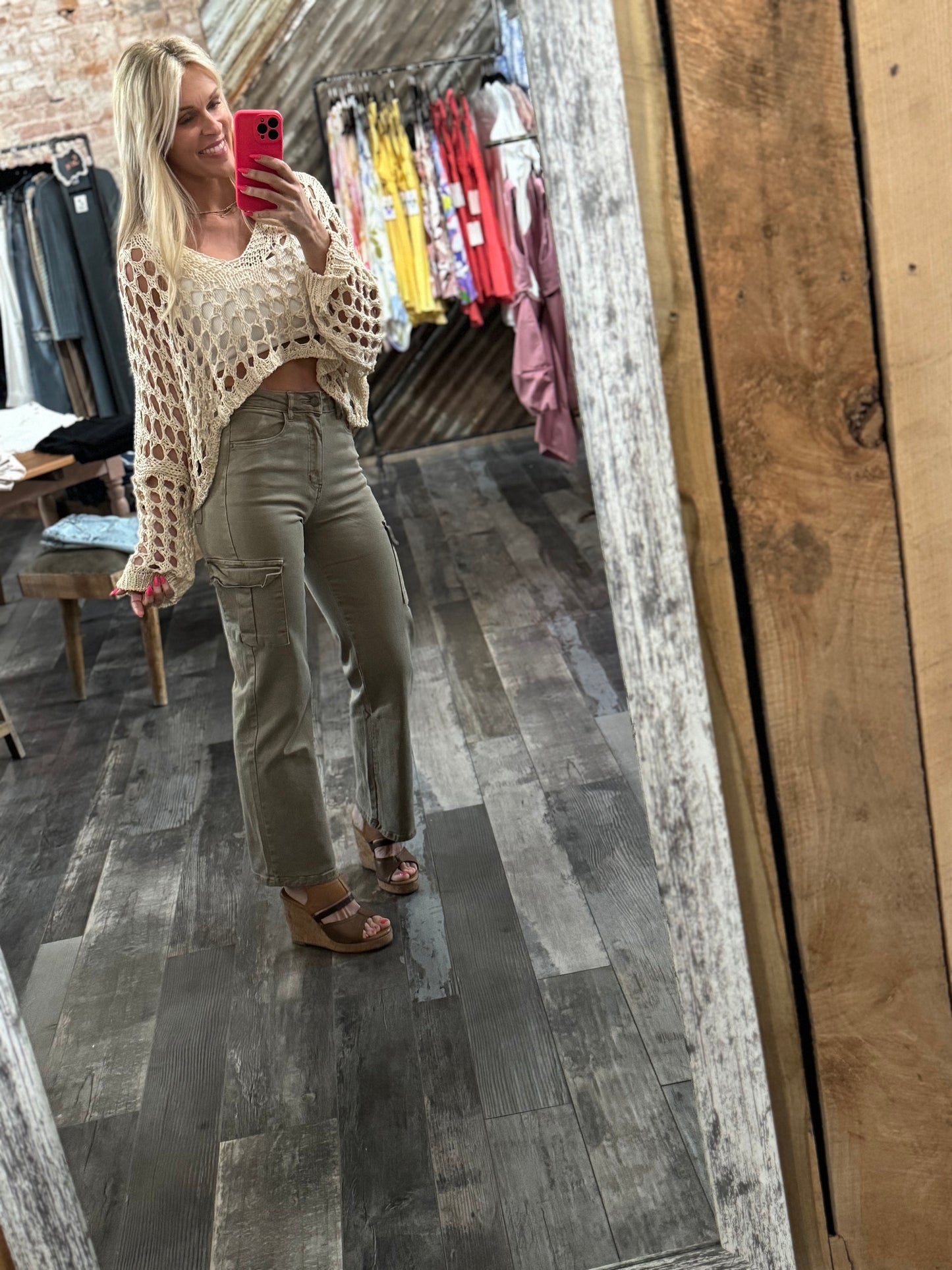 Open Crochet Crop