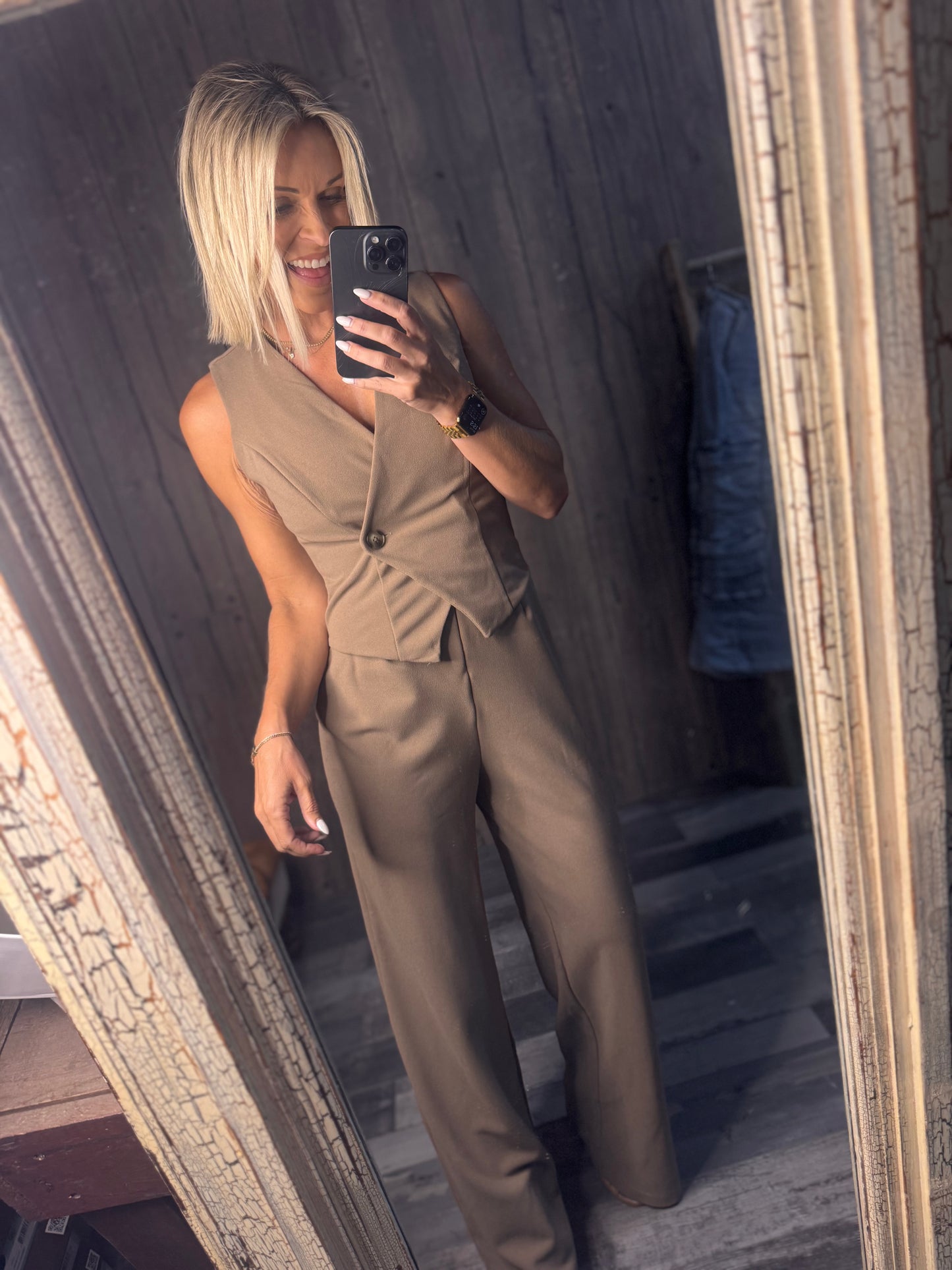 Classy Vest Jumpsuit
