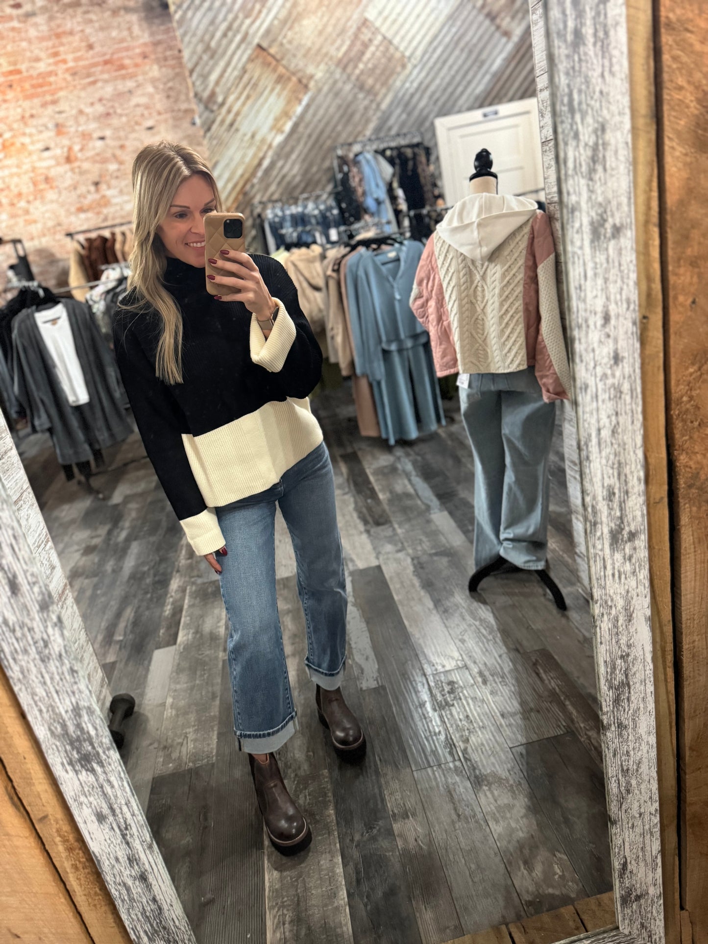 Lux Cuffed Denim