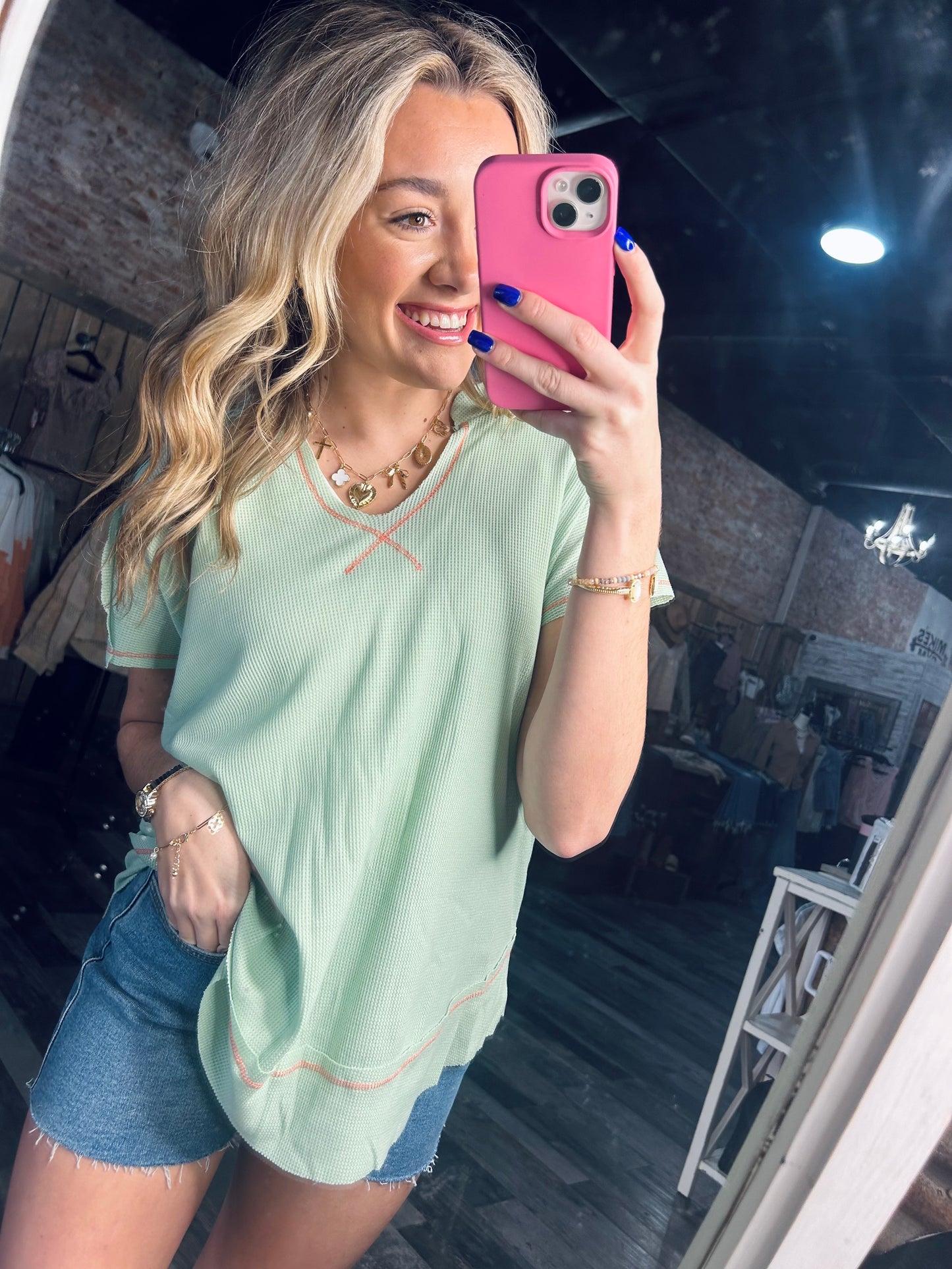 Springy Waffle Top