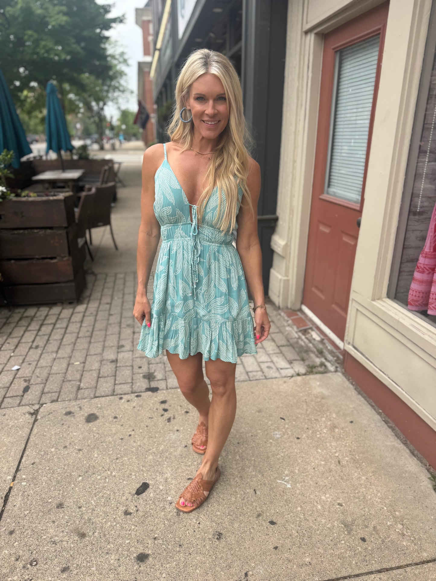 Teal Cartagena Dress