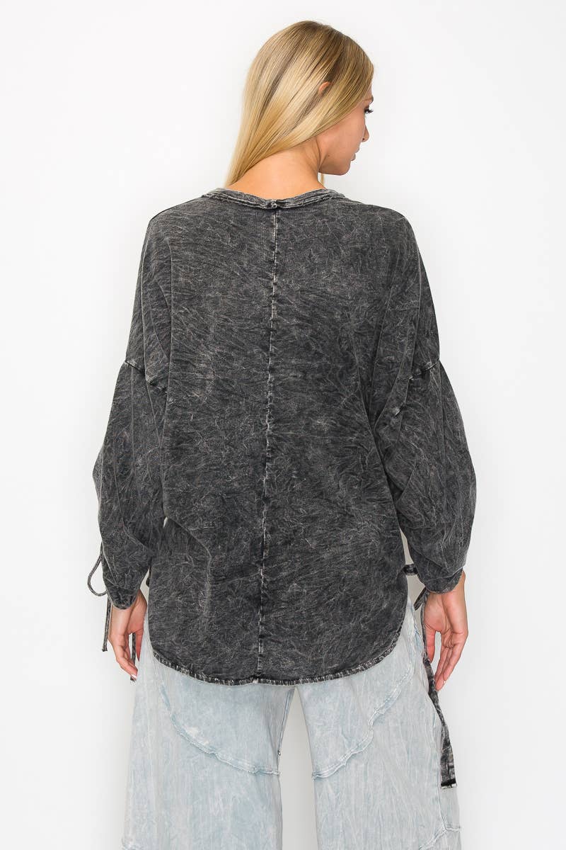 BOHO Drawstring Sweatshirt