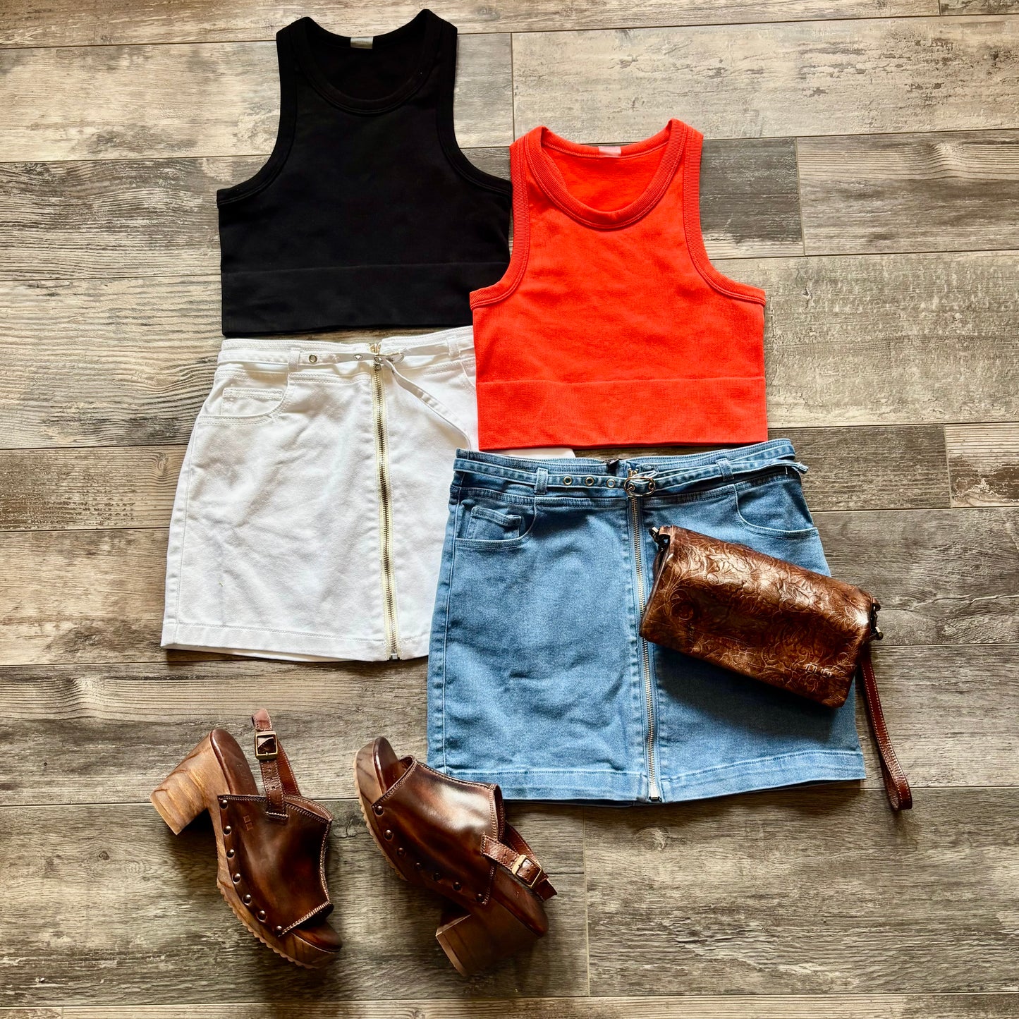 Concert Ready Denim Skirt