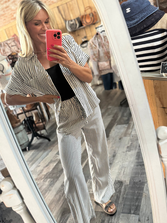 Throwing Stripes Wideleg