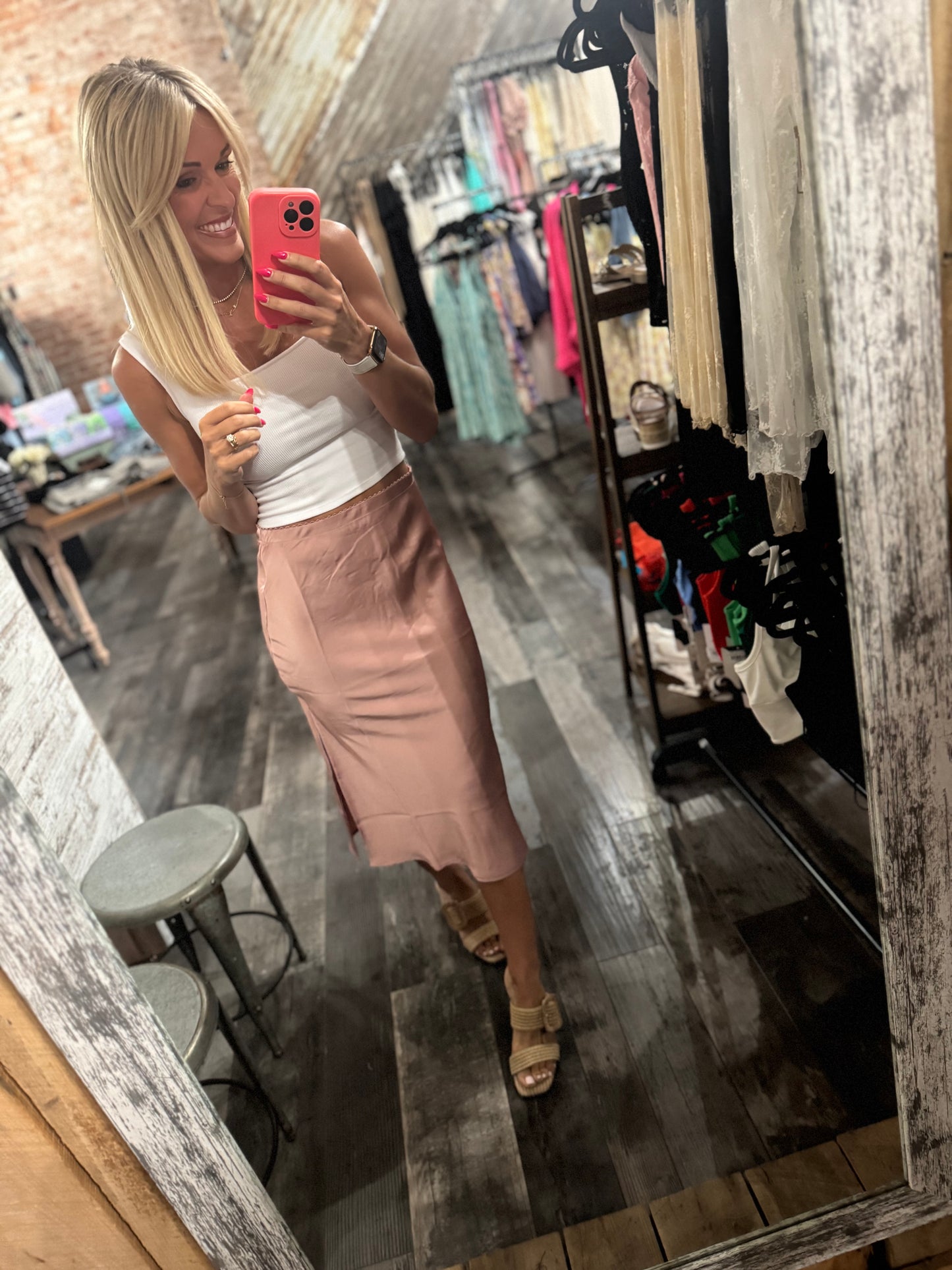 Silk Maxi Skirt