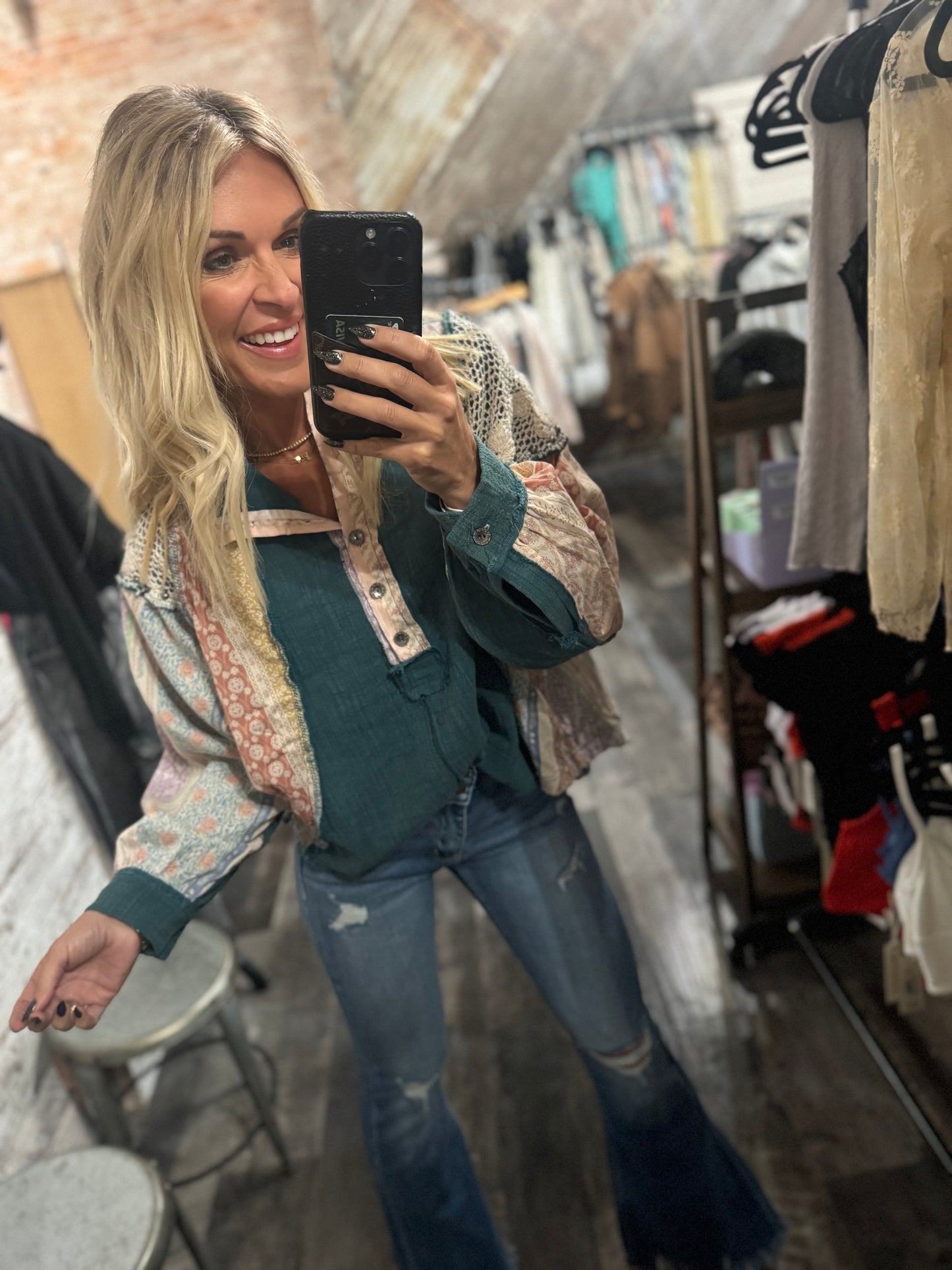 Teal Blend Top