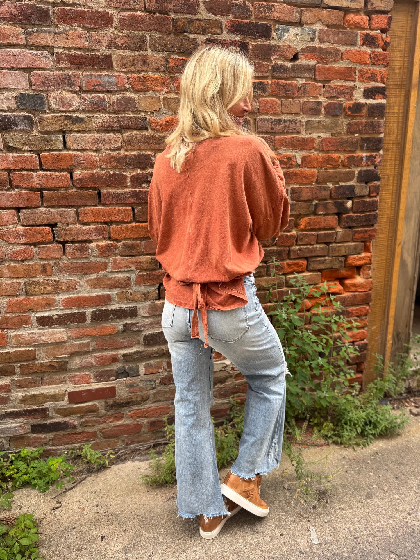 BOHO Drawstring Sweatshirt