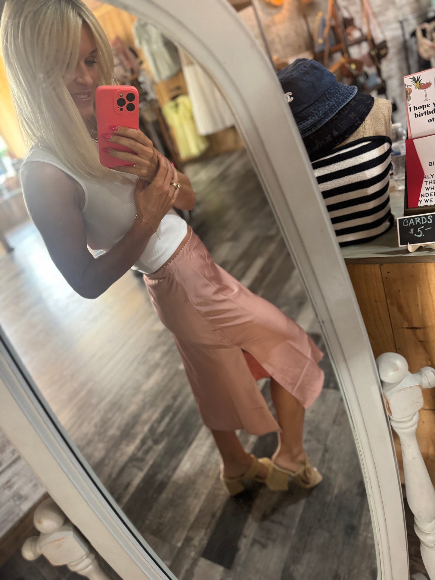 Silk Maxi Skirt