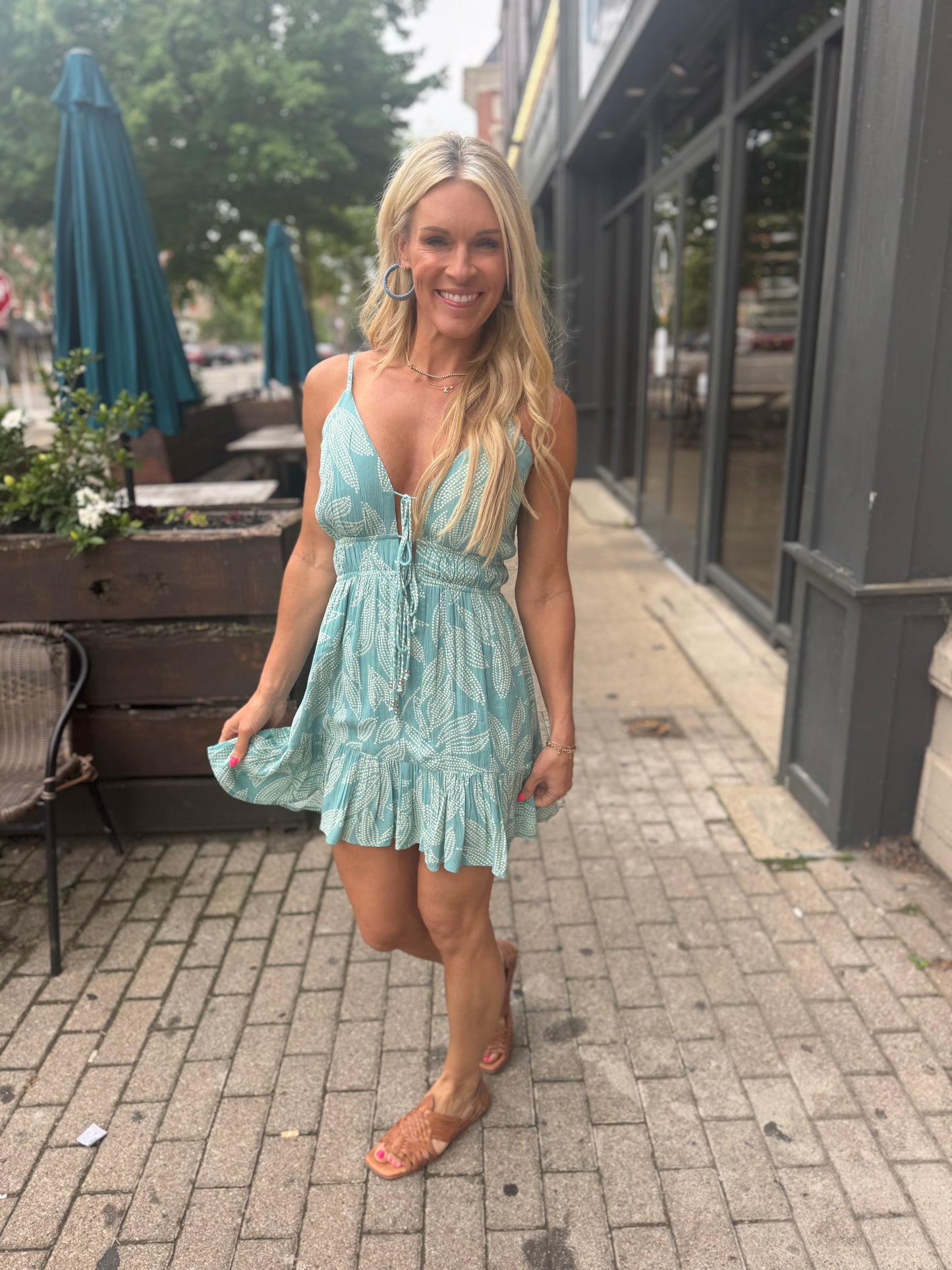 Teal Cartagena Dress