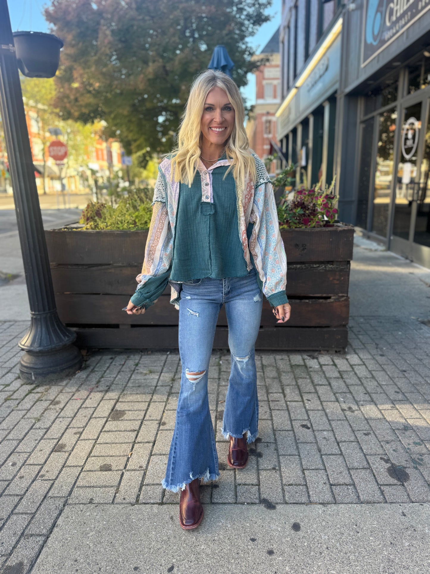 Teal Blend Top