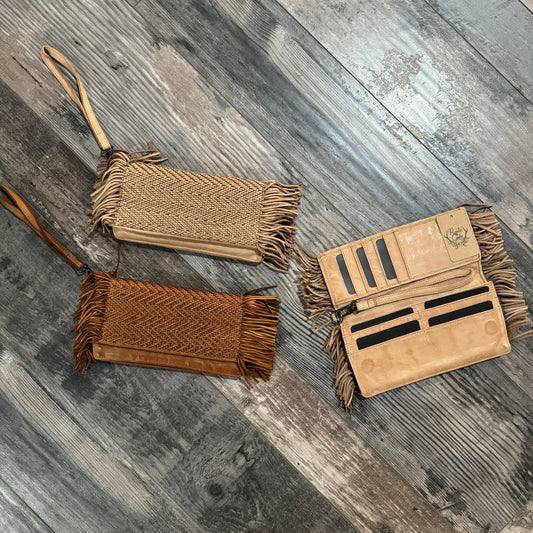 Glory Fringe Wristlet