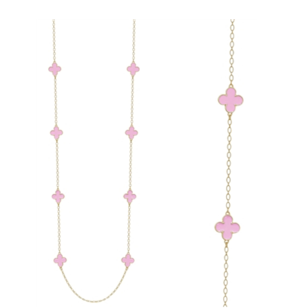 Clover Long Necklace
