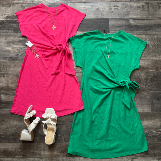 Tie By Side Dress