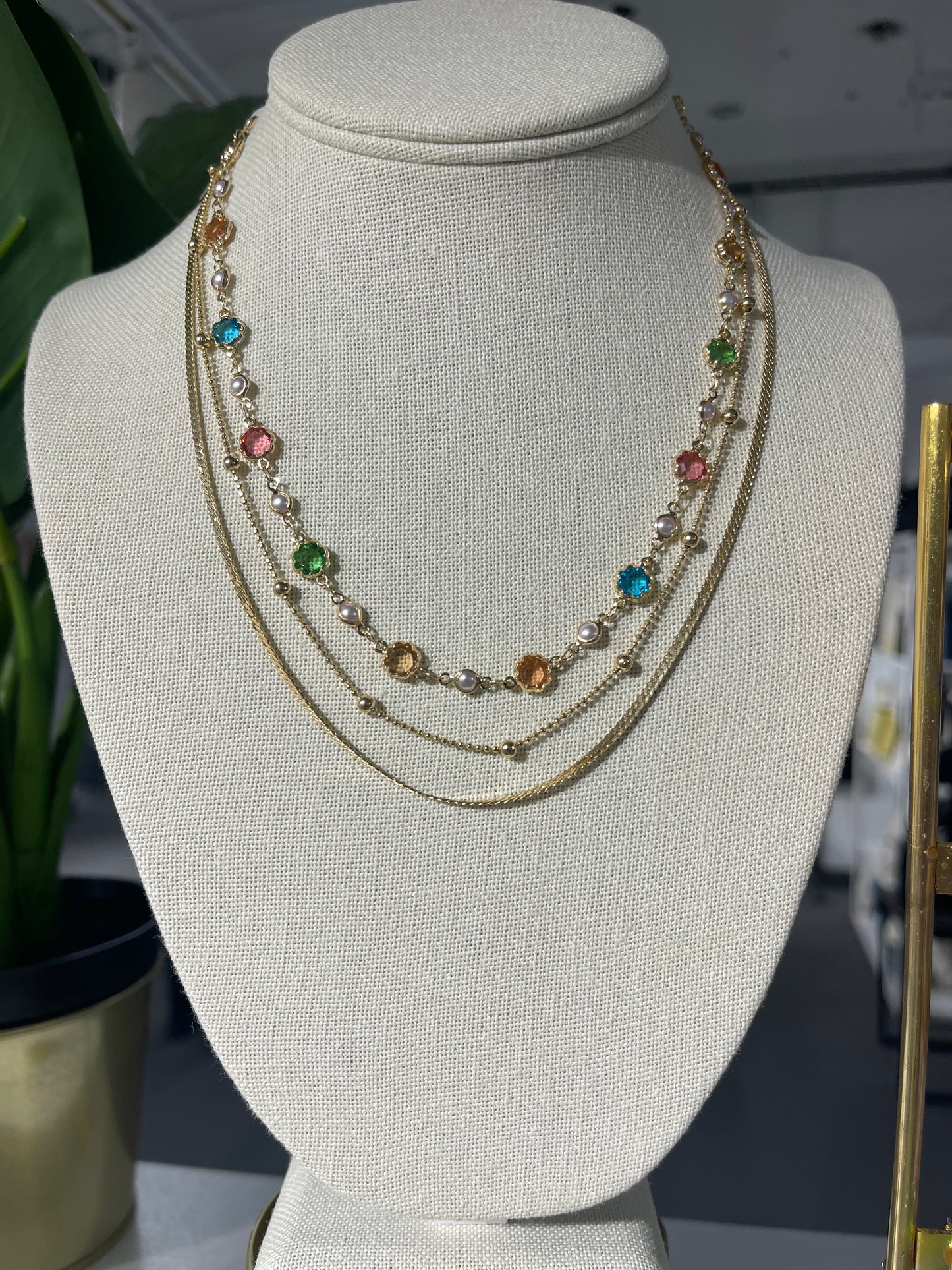Two-Layer Dainty Necklae