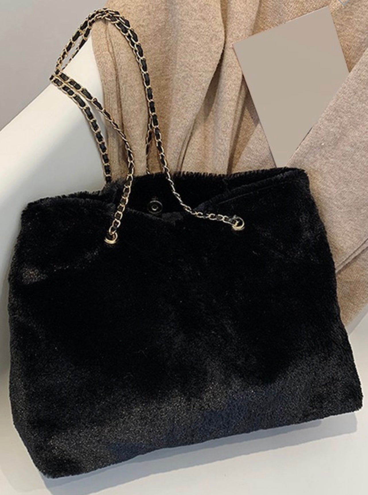 Plush Shoulder Bag