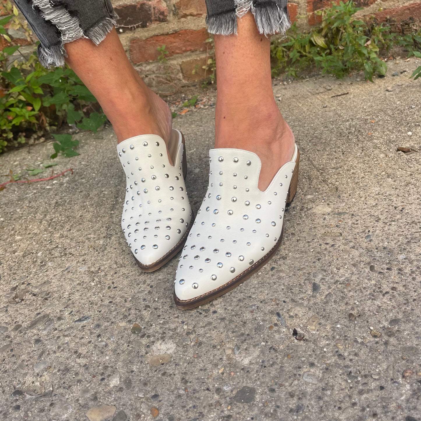 Cara Studded Mule