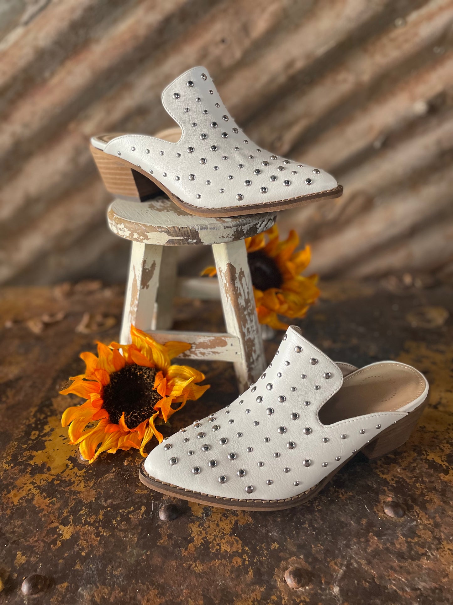 Cara Studded Mule