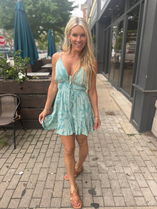 Teal Cartagena Dress