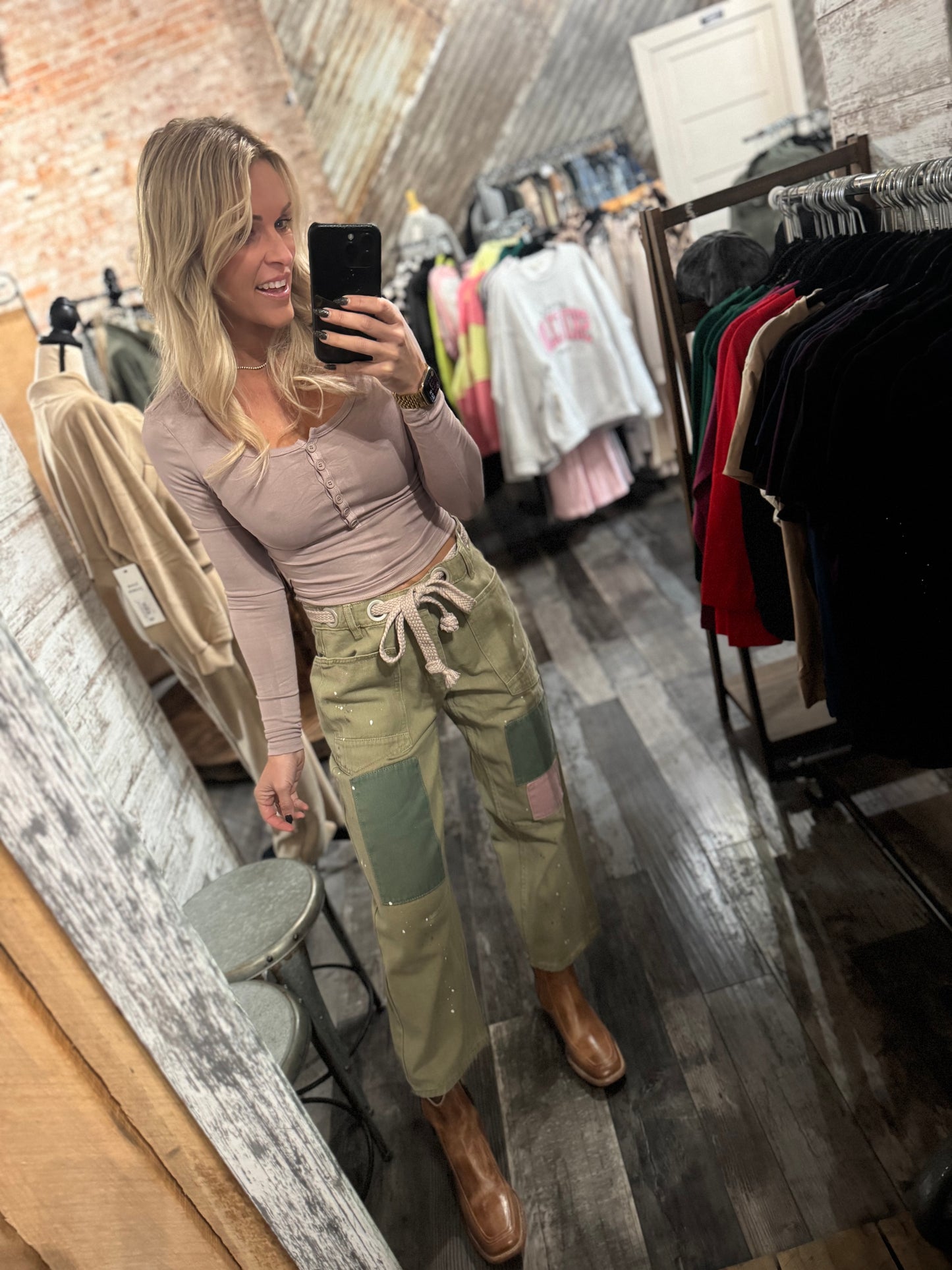 Vintage Paint Washed Out Pant