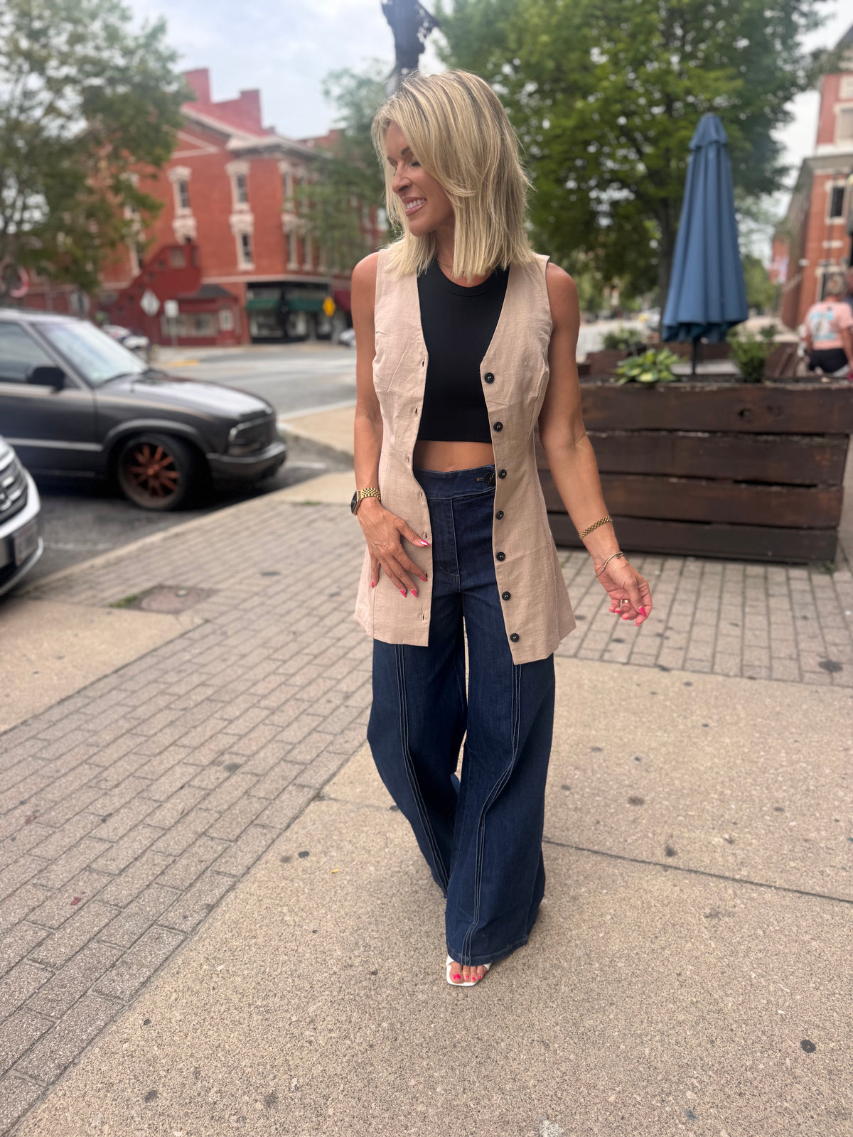 Mel Linen Dress