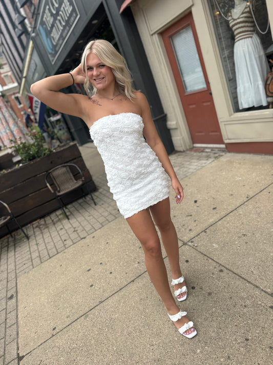 Mini White Dress