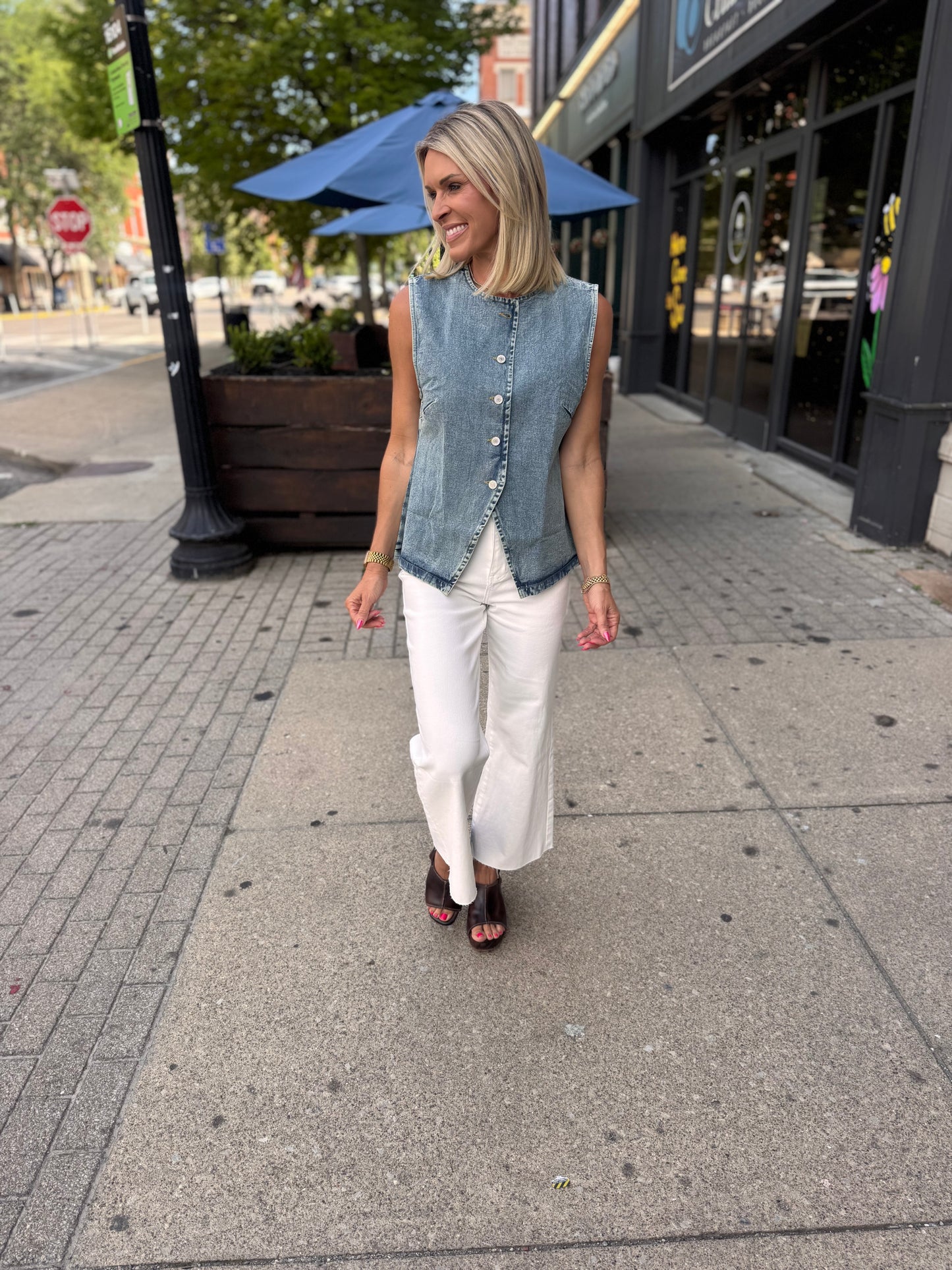 Debbie Denim Vest