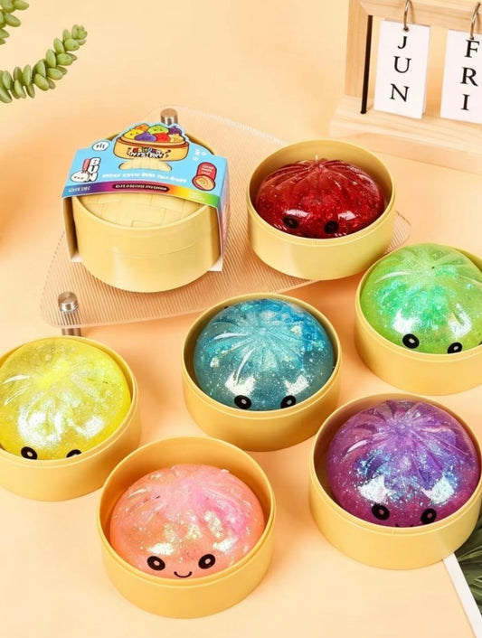 Mystery Glitter Dumpling Squishy
