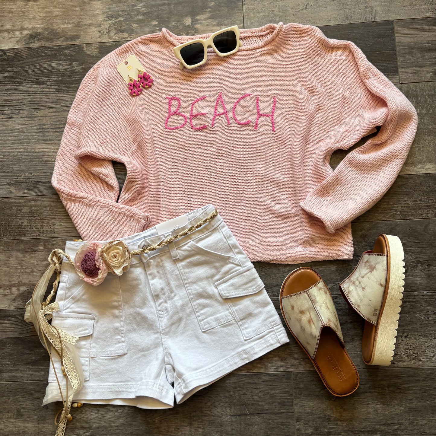 Neon Pink Beach