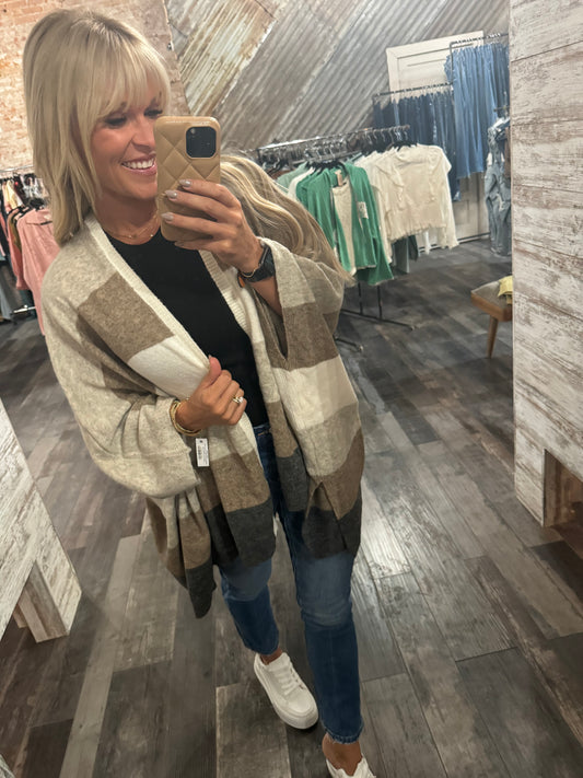 Zuri Poncho Cardigan