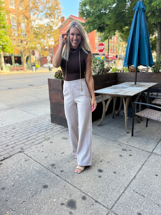 Ribbed Dress Pant