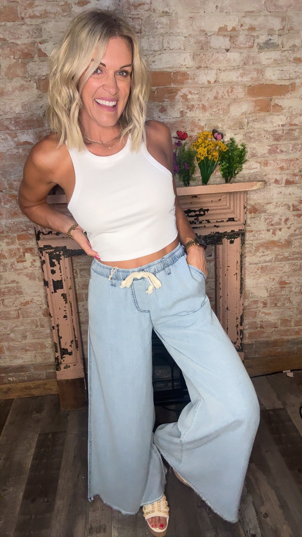 Tencel Denim Wide Leg
