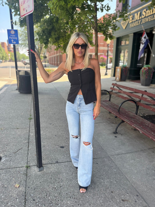 Split Top Vest