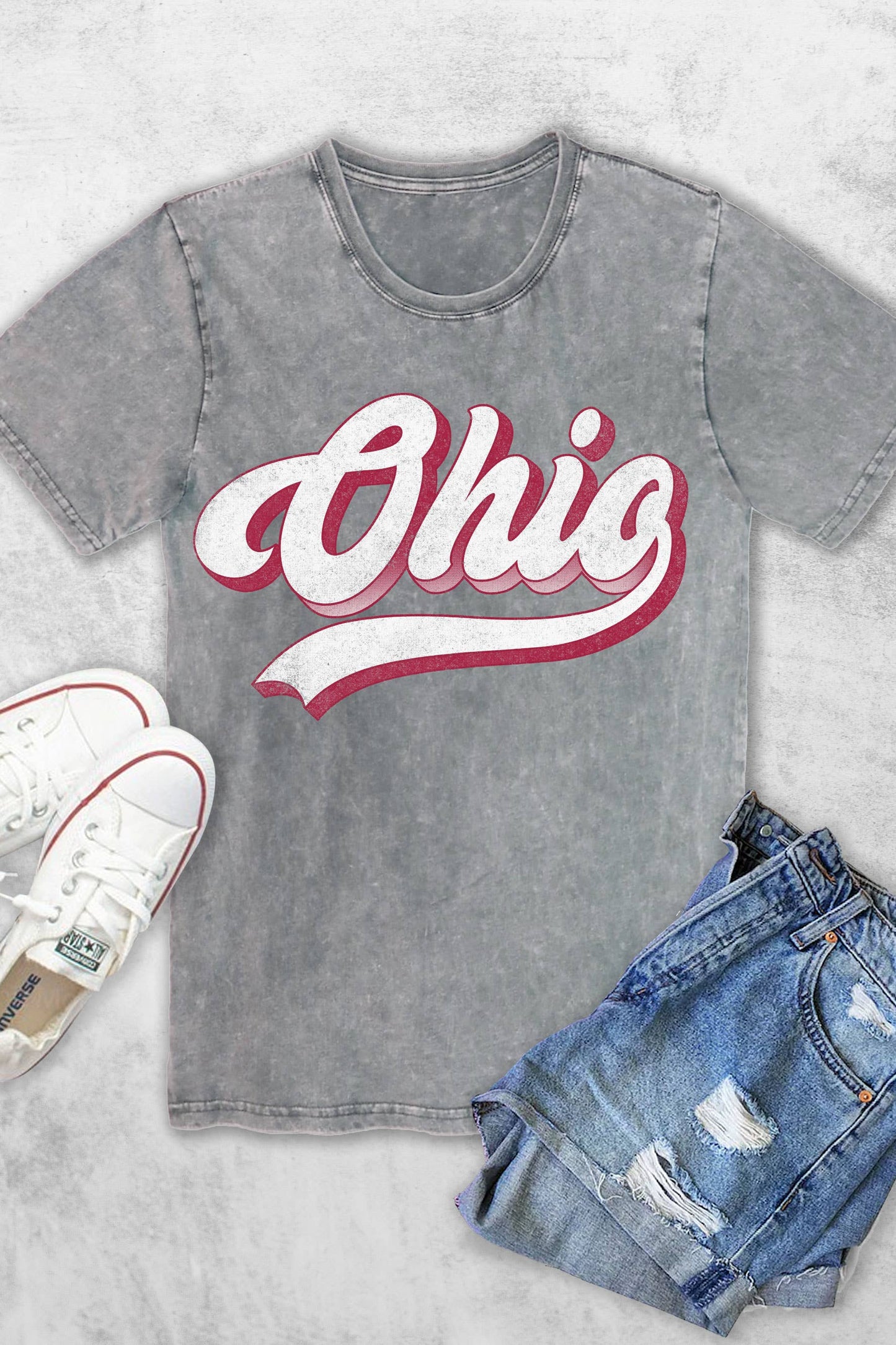 OHIO WOMEN'S VINTAGE GRAPHIC TSHIRTS