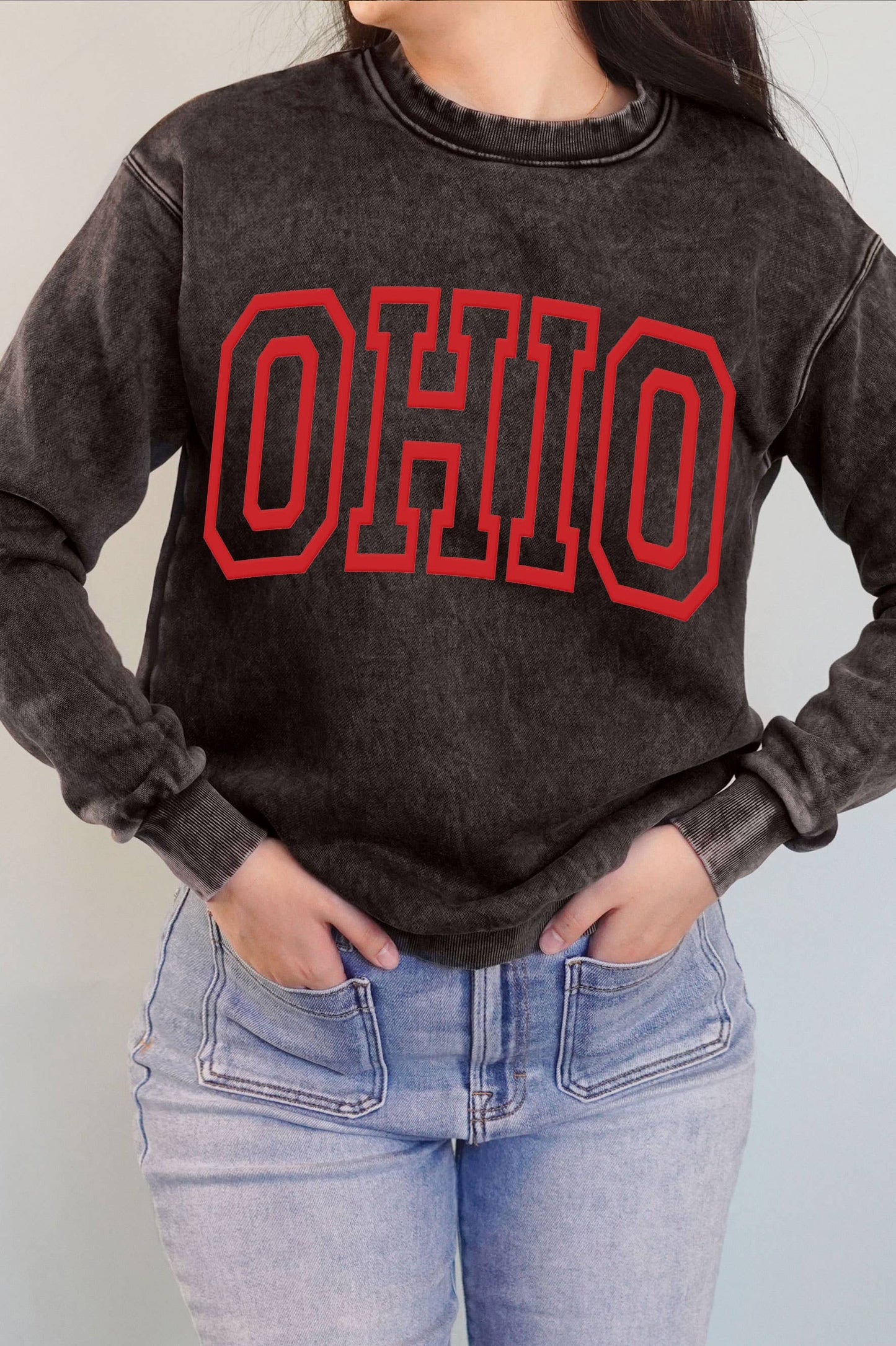 OHIO PUFF MINERAL GRAPHIC BRUSHED SWEATSHIRTS