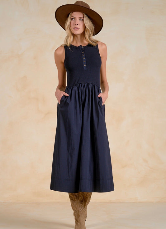 Navy For Fall Maxi