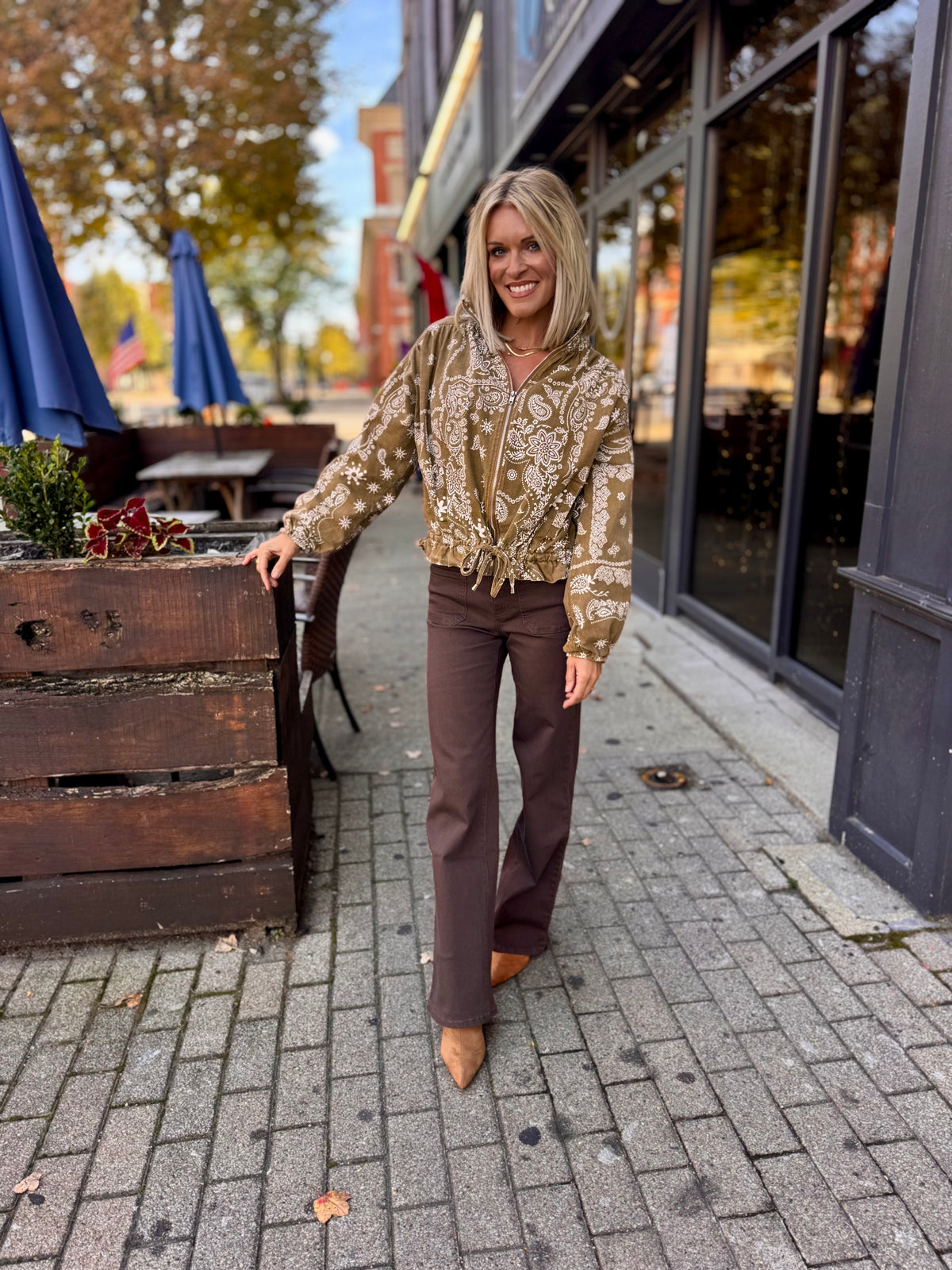 Mabel Paisley Bomber
