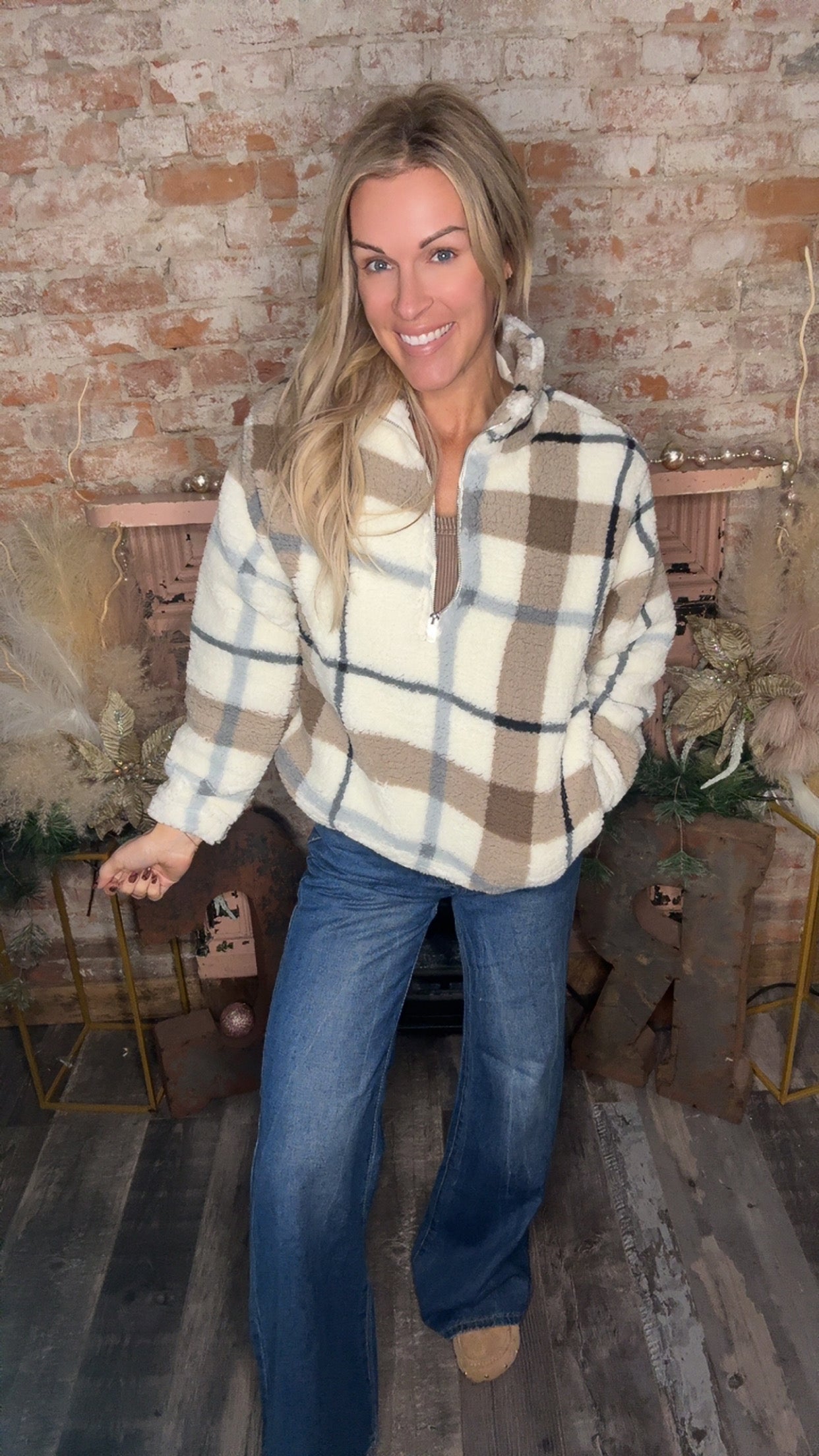 Fleece Sherpa Pullover