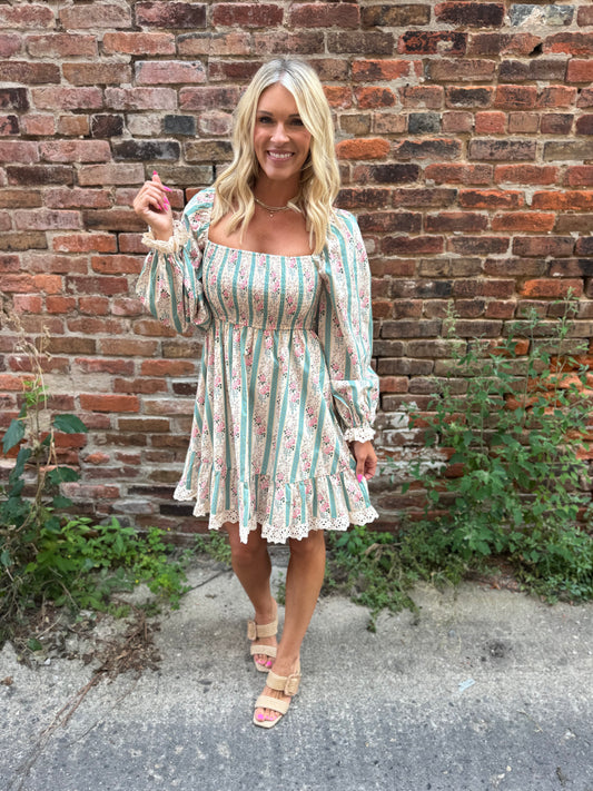 Dusted Olive Dress