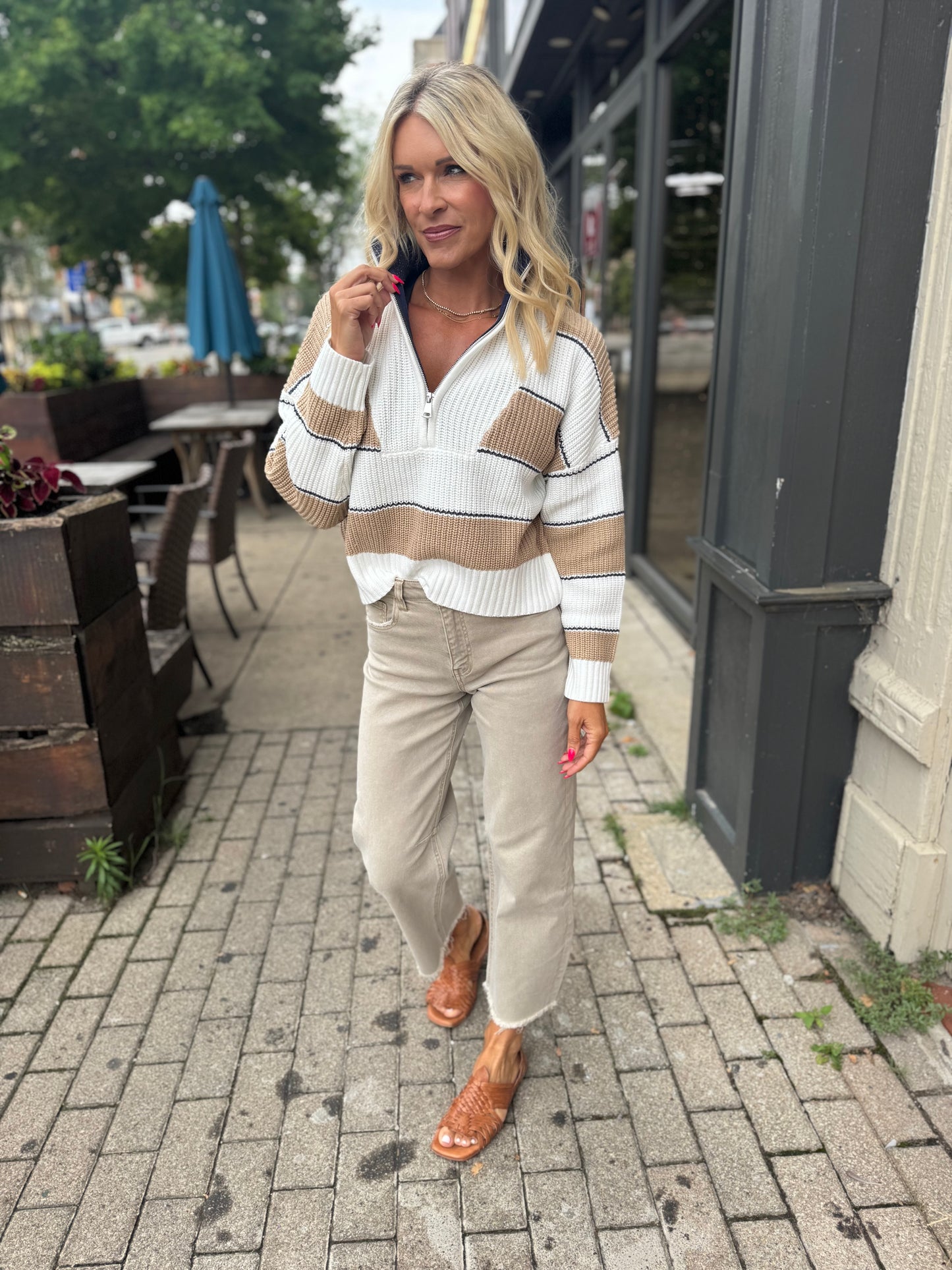 Fall Favorite Stripe Pullover