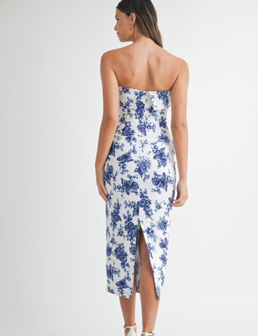 Bodycon Floral Dress