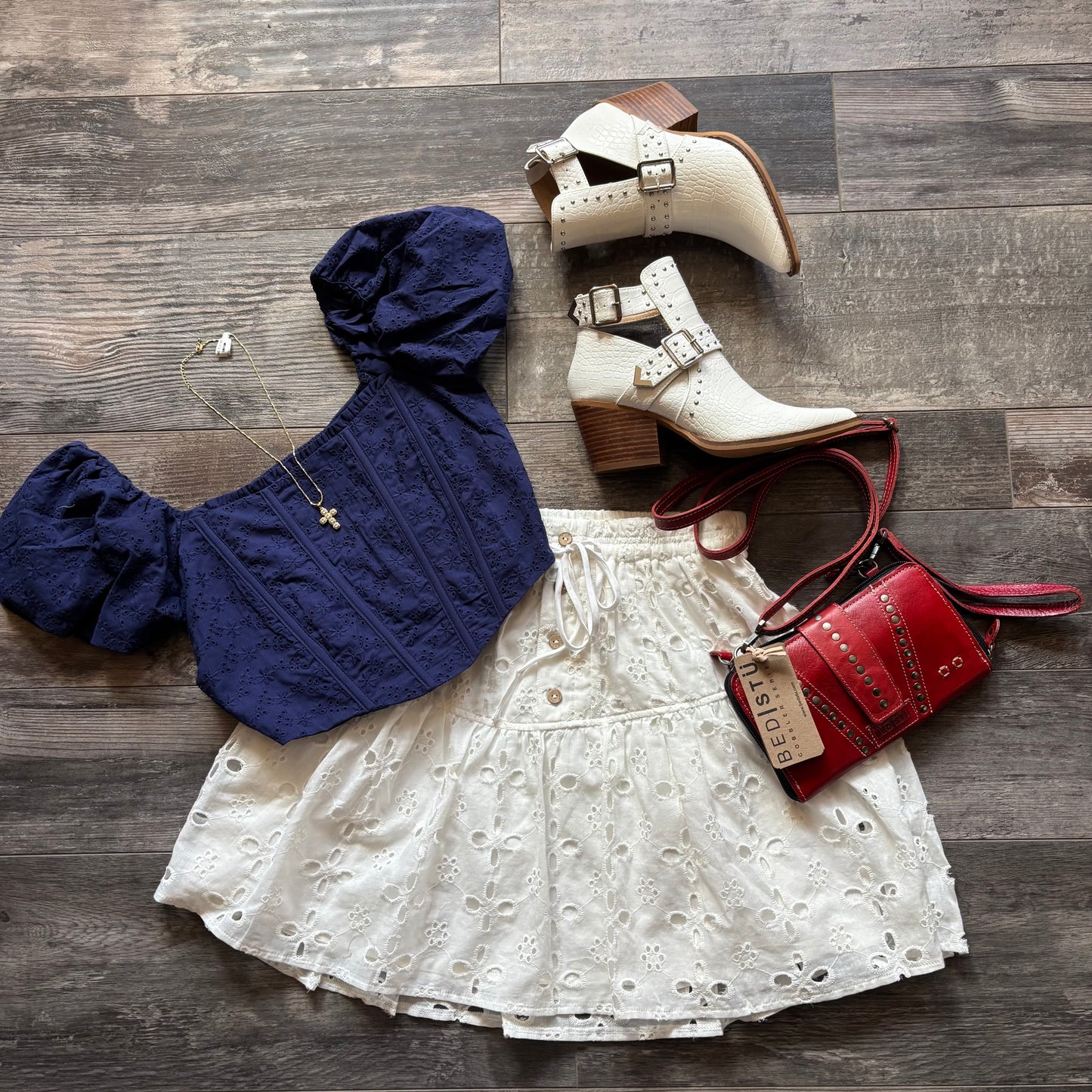 Corset Puff Sleeve Top