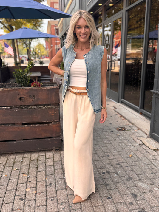 Tencel Denim Wide Leg