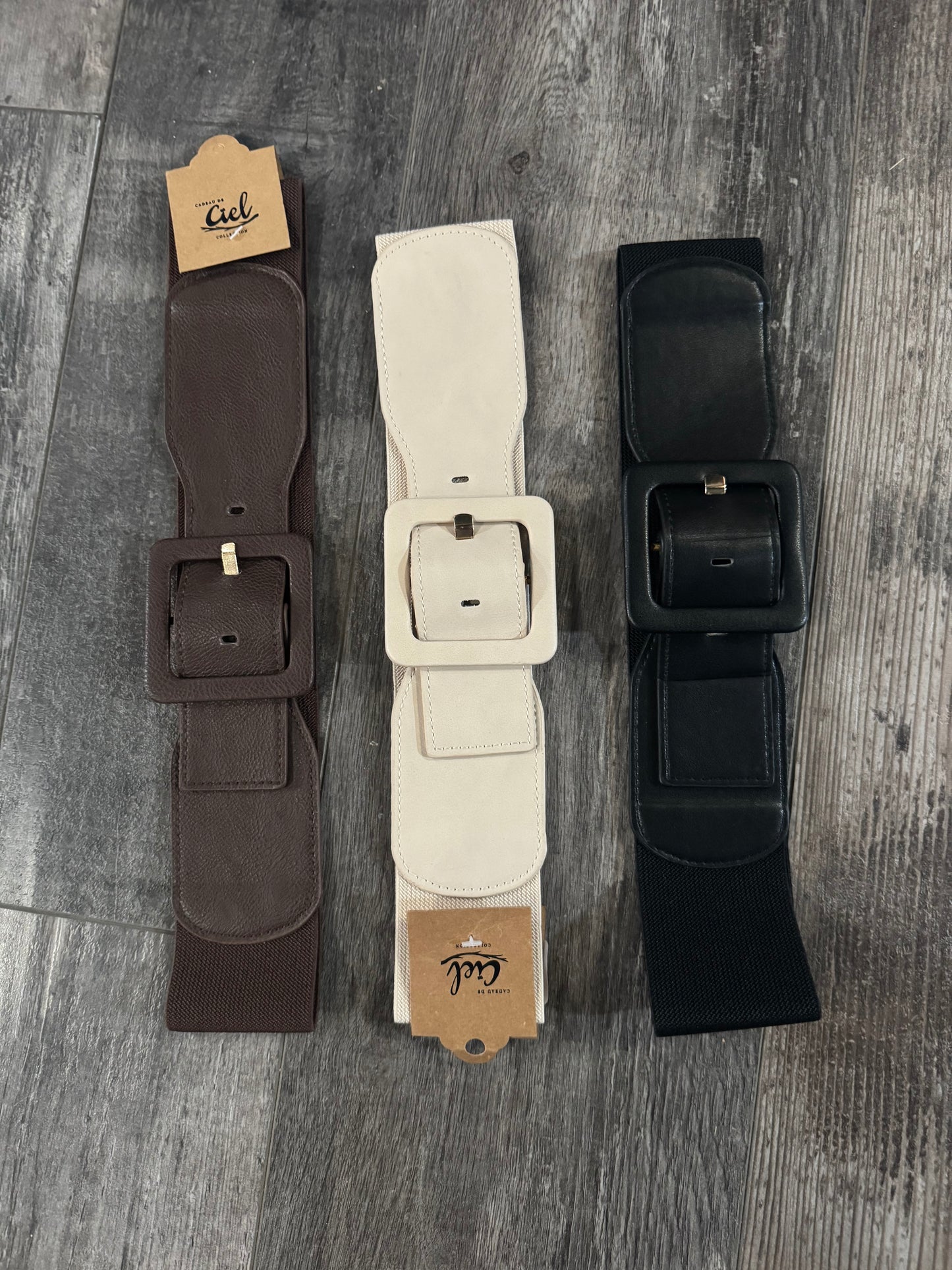 Squared Buckle Belt