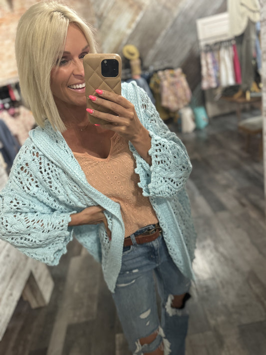 Baby Blue Cardi