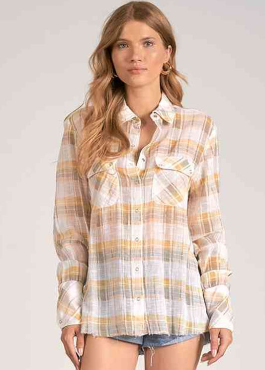 Spring Collared Button Down