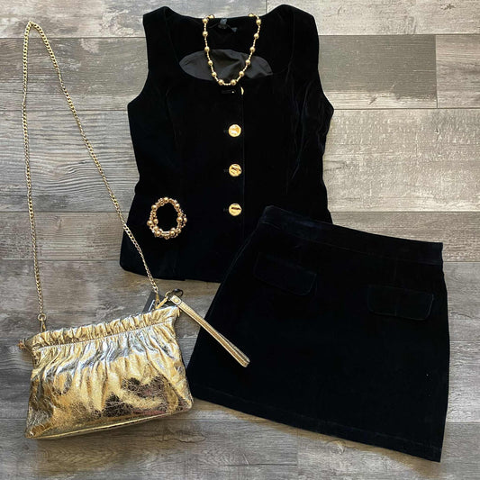Black Velvet Set