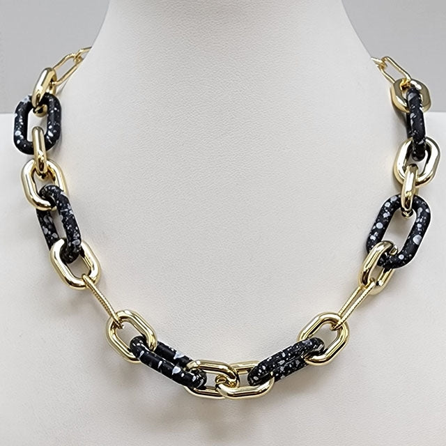 Dalmatian Chain Neckalce