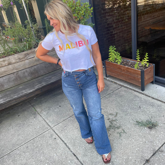 Malibu Cropped Tee